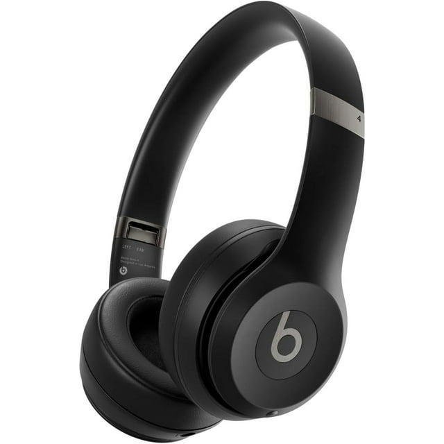 Beats Solo4 Wireless Headphones - On-Ear Wireless Headphones - Matte Black (MUW23LL/A)